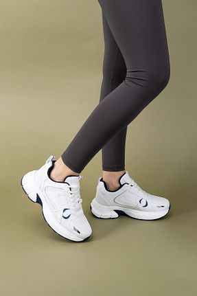 کفش اسنیکر سفید زنانه بند دار Getcho - کد 882215911