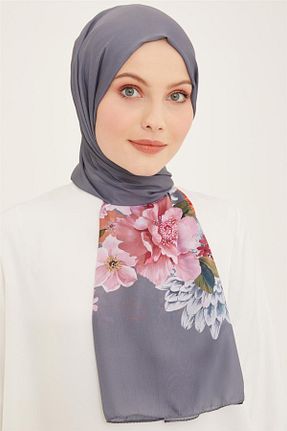 شال طوسی زنانه پلی استر Armine - کد 735194785