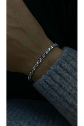 دستبند نقره طوسی زنانه 925 عیار GÜLŞAH SEZER - کد 882269486