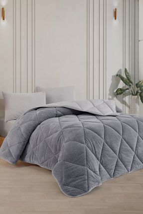 لحاف سایز بزرگ طوسی 220 x 240 Adelya - کد 145263619