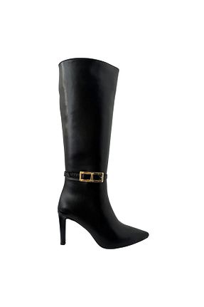 بوت / نیم بوت مشکی زنانه پاشنه نازک Saracshoes - کد 882235977