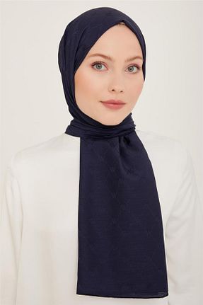 شال سرمه ای زنانه Poly Twill Armine - کد 861965495