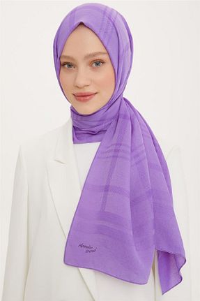 شال بنفش زنانه پنبه پلی استر Armine - کد 291686586
