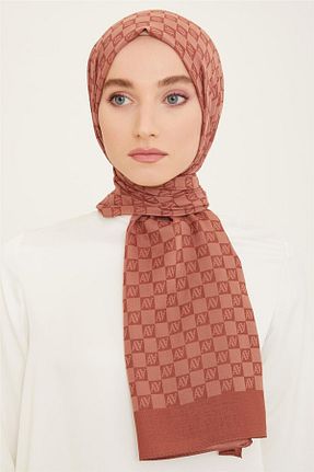 شال قهوه ای زنانه پلی استر Armine - کد 873910174
