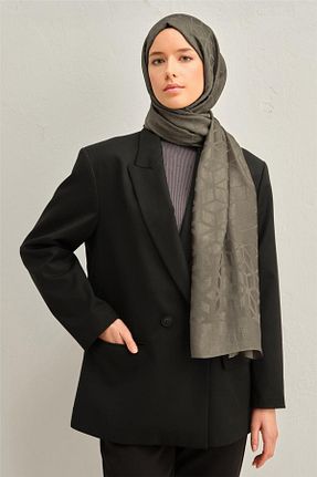 شال قهوه ای زنانه پنبه ای Armine - کد 874211896