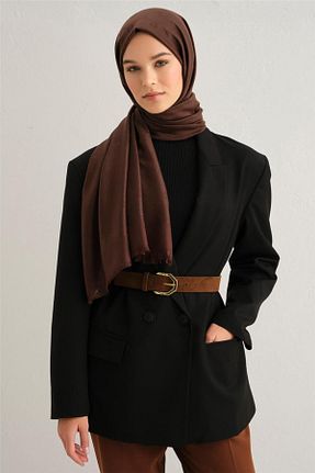 شال قهوه ای زنانه اکریلیک Armine - کد 882274480