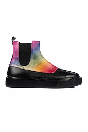 کفش اسنیکر رنگی مردانه چرم اصل Gacco Shoes - کد 882260706