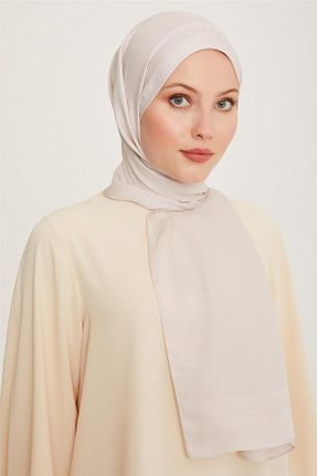 شال بژ زنانه پنبه ای Armine - کد 861966552