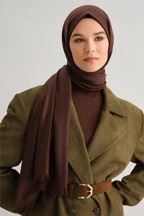 شال قهوه ای زنانه اکریلیک Armine - کد 882263151