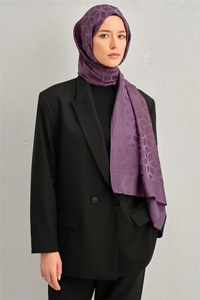 شال بنفش زنانه پنبه ای Armine - کد 874211907