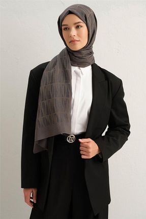 شال قهوه ای زنانه پنبه ای Armine - کد 840455040
