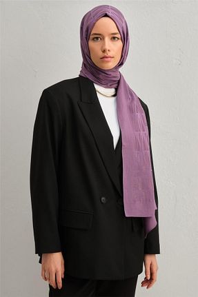 شال بنفش زنانه پنبه ای Armine - کد 840455765