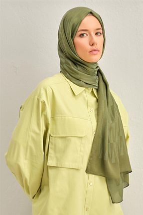 شال سبز زنانه پنبه ای Armine - کد 864998666