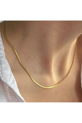 گردنبند استیل ( فولاد ) طلائی زنانه استیل (فولاد) SE Jewellery - کد 882261592