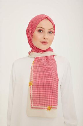 شال صورتی زنانه پلی استر Armine - کد 767464790