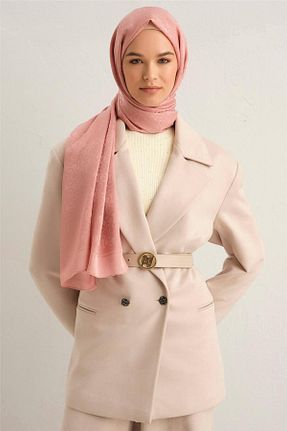 شال صورتی زنانه پلی استر Armine - کد 844771111