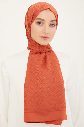 شال نارنجی زنانه پلی استر Armine - کد 839866426