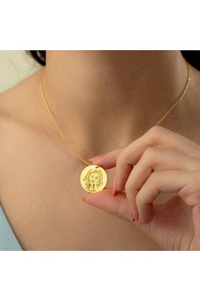 گردنبند نقره طلائی زنانه 925 عیار GÜMÜŞ - کد 882271665