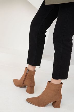 بوت / نیم بوت قهوه ای زنانه چرم مصنوعی SOHO - کد 878205841