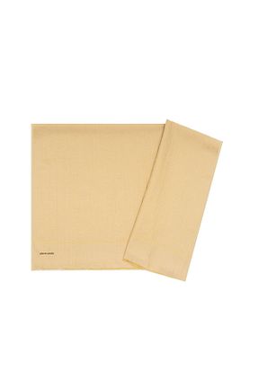 شال طلائی زنانه پنبه پلی استر Pierre Cardin - کد 749544958