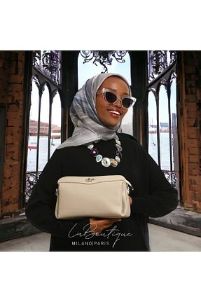 روسری طوسی İpek Tivil La boutique - کد 769407121