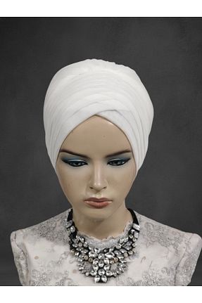 شال سفید زنانه NurAy - کد 882300847