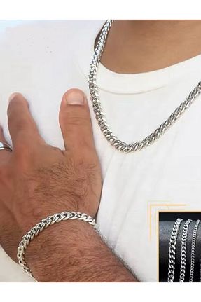 گردنبند استیل ( فولاد ) مردانه استیل ضد زنگ derokas - کد 882300218