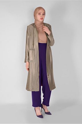 شلوار حجاب بنفش پلی استر TRENDTESETTÜR - کد 655075737