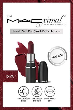 رژ لب زرشکی مات Mac - کد 844054426