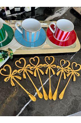 قاشق و چنگال و کارد طلائی 1 پارچه Handmade - کد 820457765
