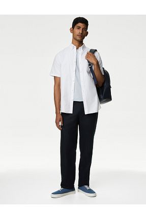 پیراهن سفید مردانه رگولار Marks & Spencer - کد 834452321