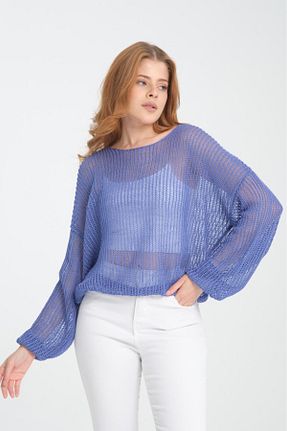 پلیور آبی زنانه ساده Su Moda - کد 697375771