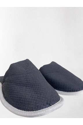 دمپائی خانگی طوسی زنانه پارچه ای Three Roses - کد 882386622