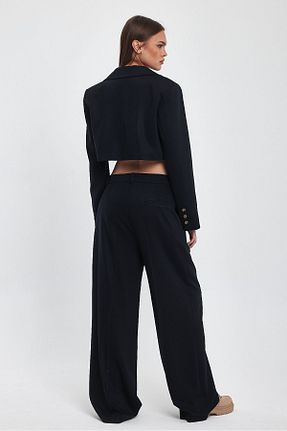 ست بالاتنه و پائین تنه سرمه ای زنانه بافتنی Butik - کد 882401106