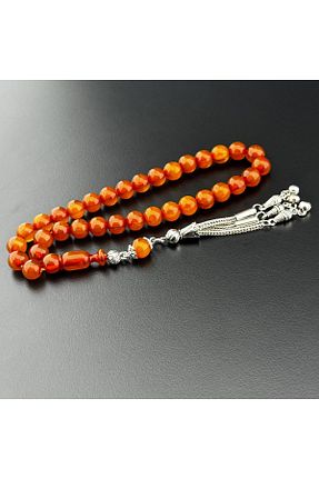 تسبیح نارنجی کهربا HicazTesbihcilik - کد 882450985