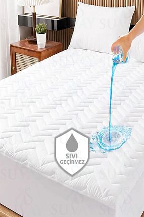محافظ تشک سفید میکروفیبر SUVAY - کد 688077227