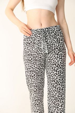 پائین تنه راحتی طوسی زنانه پنبه ای Arvin Pijama - کد 882469215