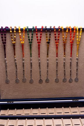 تسبیح رنگی سنگ طبیعی Öyküm accesory - کد 882481968