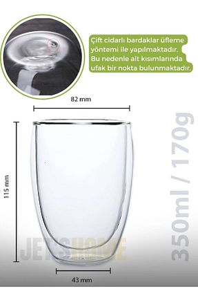 لیوان سفید شیشه Jet