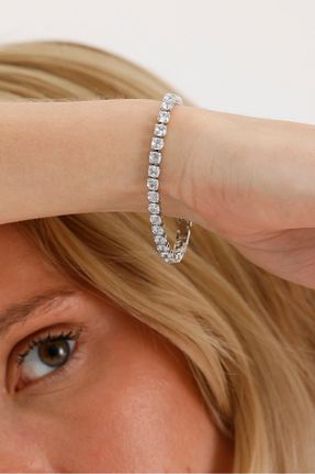 دستبند استیل (فولاد) زنانه استیل (فولاد) Swarovski - کد 880161323