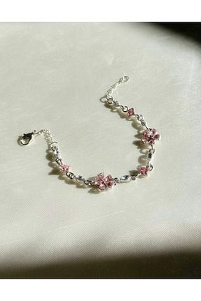 دستبند استیل (فولاد) زنانه سنک زیرکون ArtBDesign - کد 882509873