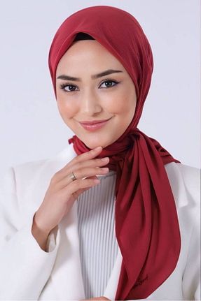 شال زرشکی زنانه پلی استر haremscarfs - کد 882509582