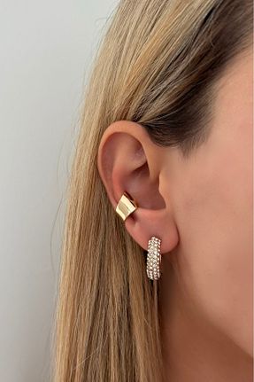 گوشواره غضروفی جواهر متالیک مردانه برنجی Lavian Accessories - کد 877947459