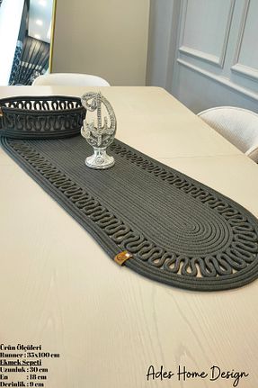 سرویس آمریکائی طوسی بیضی ADES HOME DESİGN - کد 878783639