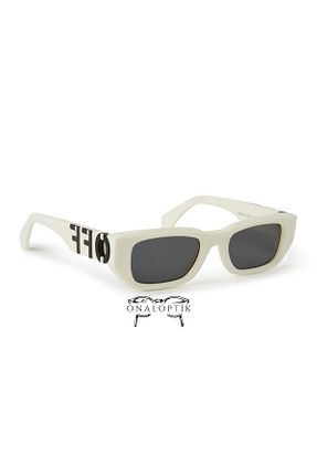 عینک آفتابی سفید زنانه 49 OFF WHITE - کد 882628961