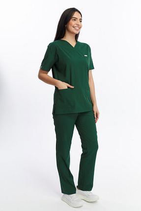 ست بالاتنه و پائین تنه خاکی زنانه بافتنی shop - کد 882626884