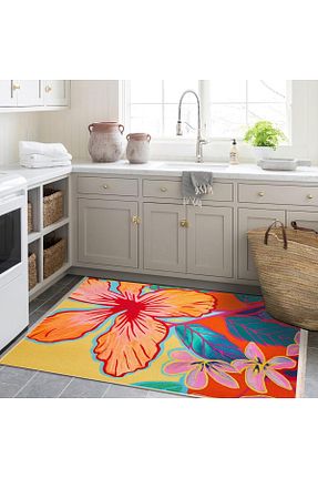 فرش رنگی قابل شستشو Rugs Modern Halı - کد 882633275