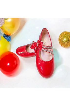 بابت قرمز بچه گانه چرم مصنوعی PATİK BEBE - کد 876602033