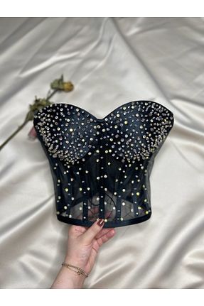 نیم تنه رنگی زنانه ساتن Metay Design - کد 882642055