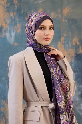 شال بنفش زنانه İpekhan - کد 882645933